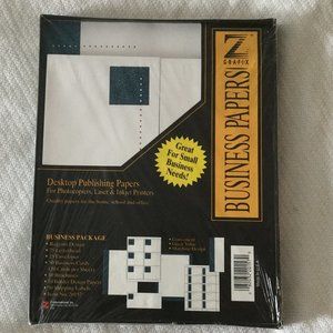 Vintage NEW Z Graphix Desktop Publishing Business Paper Set